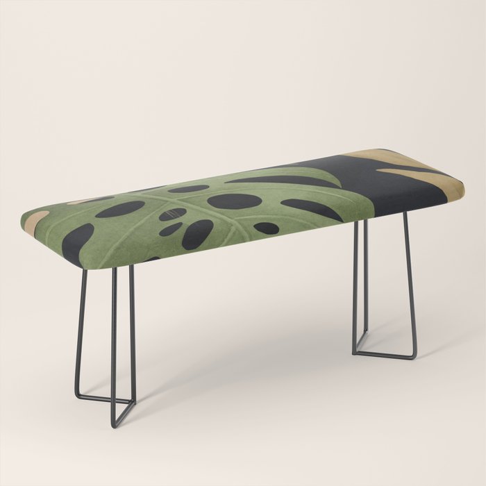 Abstract Art Tropical Leaves 101 Bench Gallery Image 1
