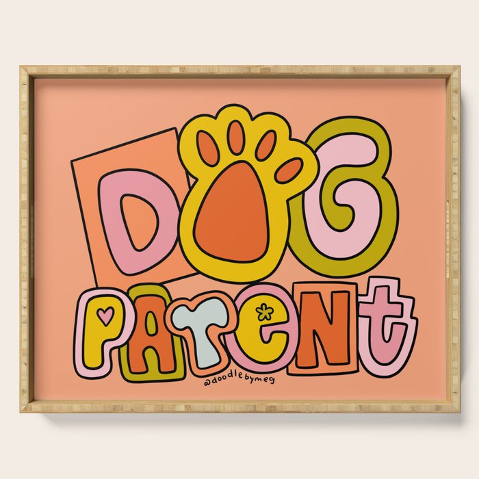Dog Parent Serving Tray Gallery Image 1