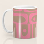 Mid Century Modern Piquet 3 Inspired by PANTONE 17 1230 Color of the Year Mocha Mousse Coffee Mug Gallery Image 3