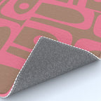 Mid Century Modern Piquet 3 Inspired by PANTONE 17 1230 Color of the Year Mocha Mousse Rug Gallery Image 4