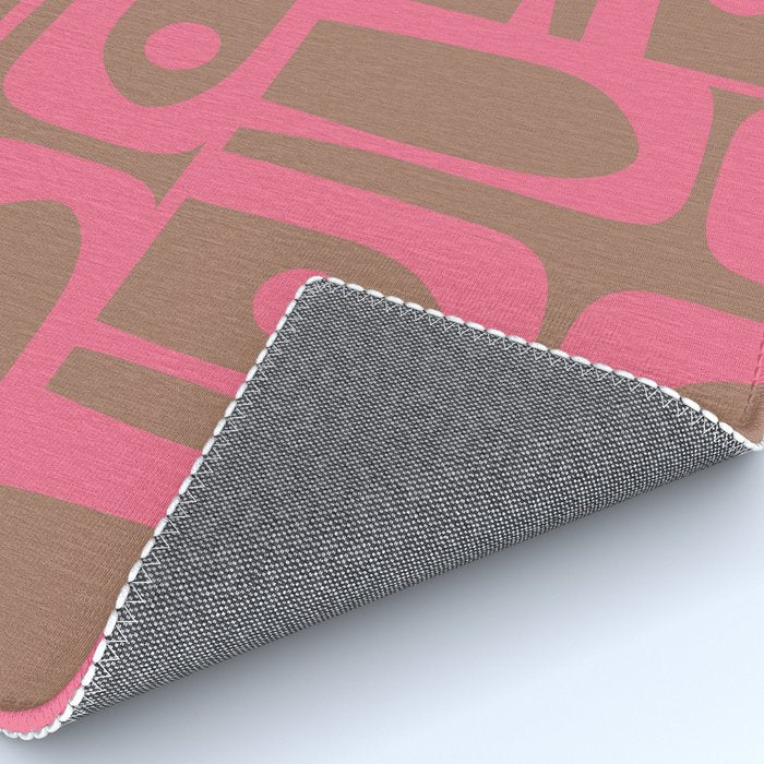 Mid Century Modern Piquet 3 Inspired by PANTONE 17 1230 Color of the Year Mocha Mousse Rug Gallery Image 4