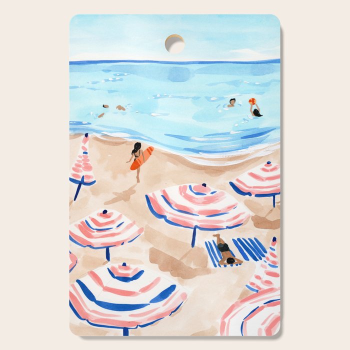 Beach Day II Cutting Board Gallery Image 1