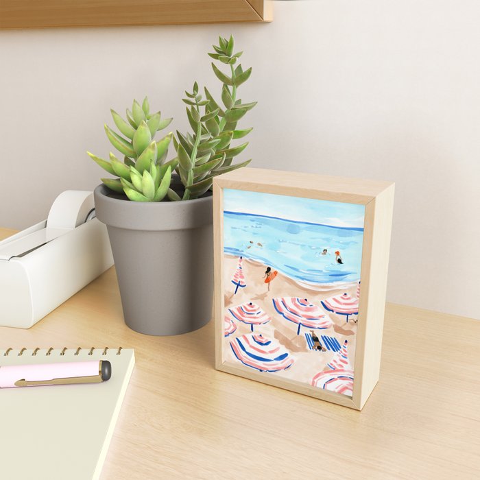 Beach Day II Mini Art Print Gallery Image 2