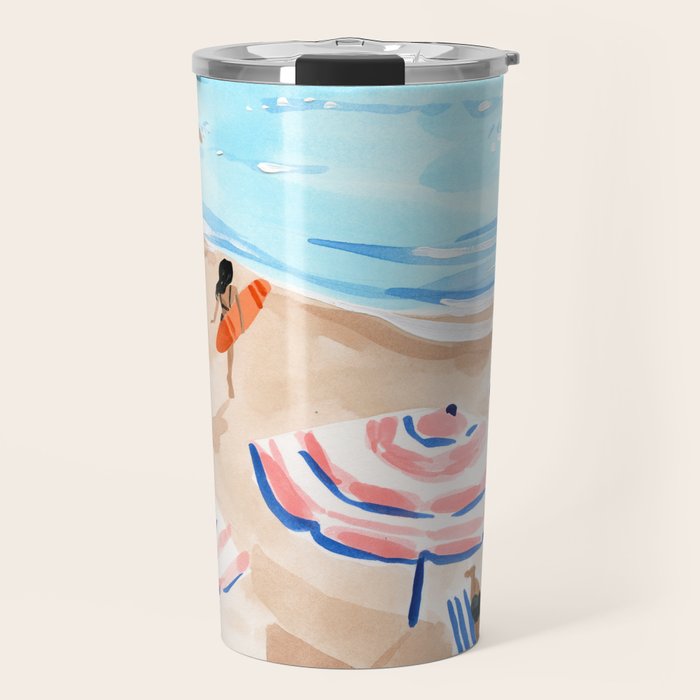 Beach Day II Travel Mug Gallery Image 1
