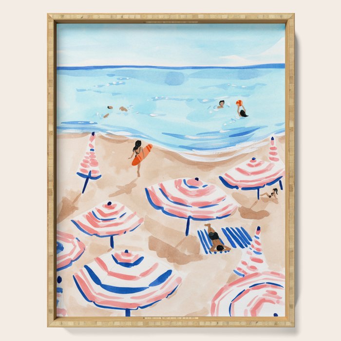 Beach Day II Serving Tray Gallery Image 1