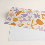 Vintage abstract flower art pattern Wrapping Paper Gallery Image 2