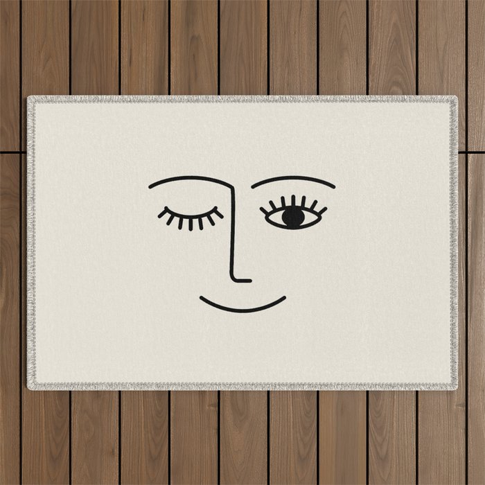 Wink (Off White) Outdoor Rug Gallery Image 1