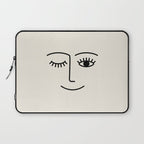 Wink (Off White) Laptop Sleeve Gallery Image 1