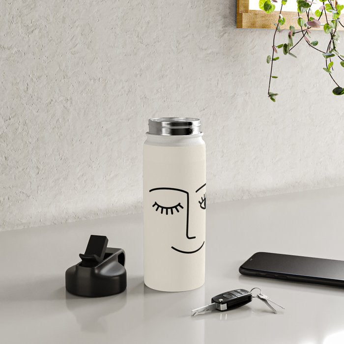 Wink (Off White) Water Bottle Gallery Image 5