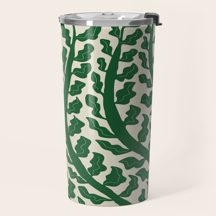 Green Leaf Travel Mug Gallery Image 2