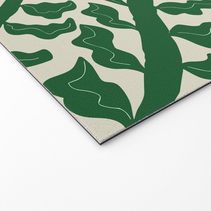 Green Leaf Welcome Mat Gallery Image 2