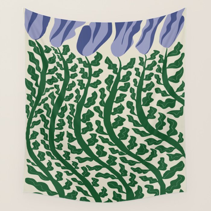 Green Leaf Wall Tapestry Gallery Image 4