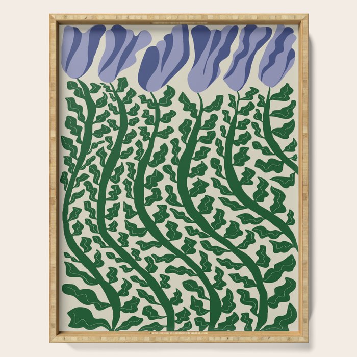 Green Leaf Serving Tray Gallery Image 1