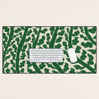 Green Leaf Desk Mat Gallery Image 1