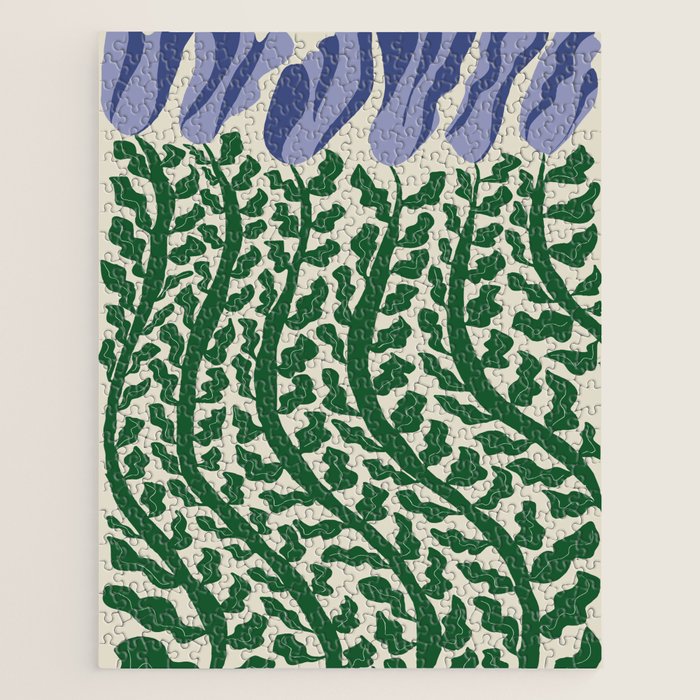 Green Leaf Jigsaw Puzzle Gallery Image 1