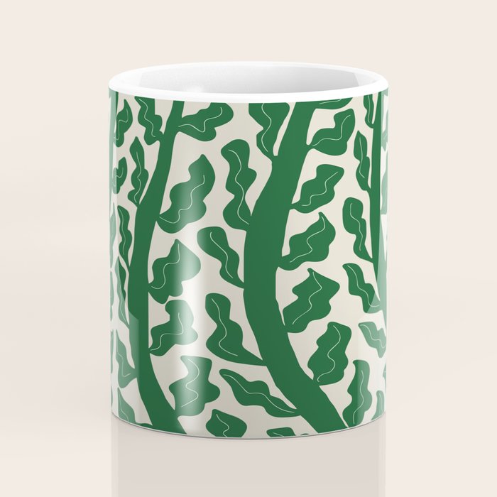 Green Leaf Coffee Mug Gallery Image 4
