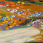 Gustav Klimt Water Serpents II Coffee Mug Gallery Image 2