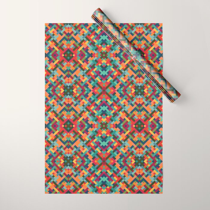 Weave Pattern Wrapping Paper Gallery Image 1