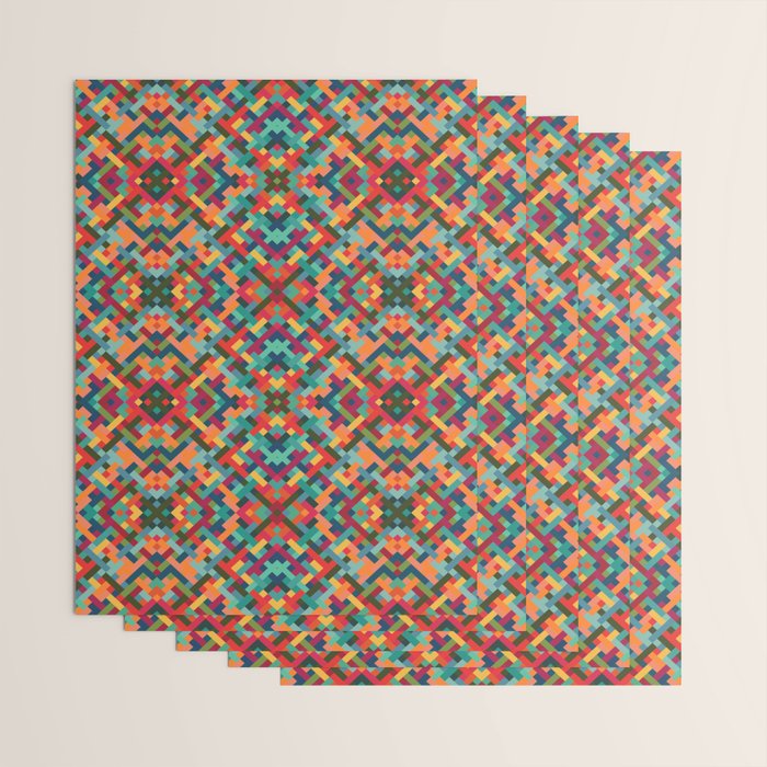 Weave Pattern Wrapping Paper Gallery Image 3