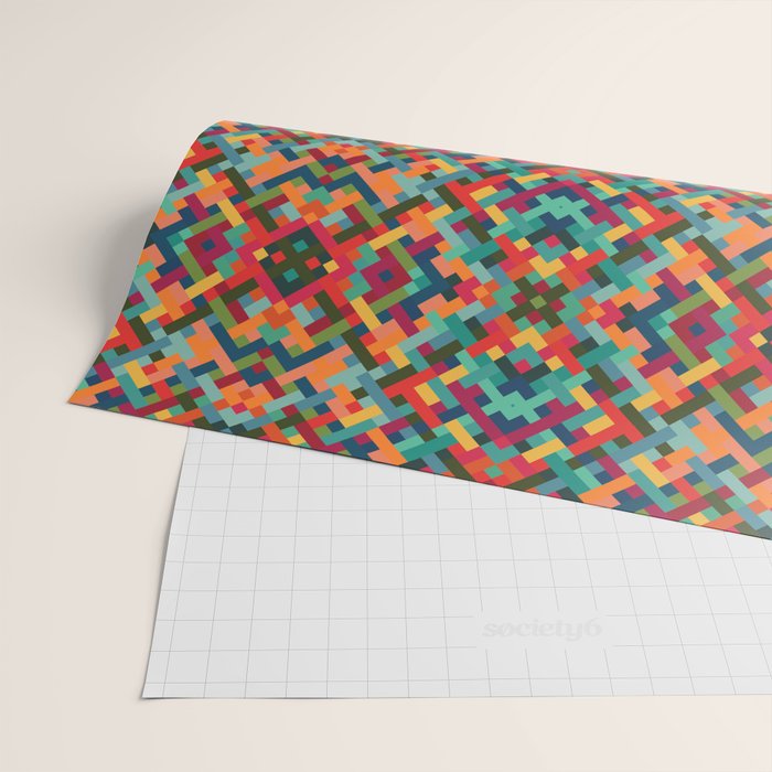 Weave Pattern Wrapping Paper Gallery Image 2