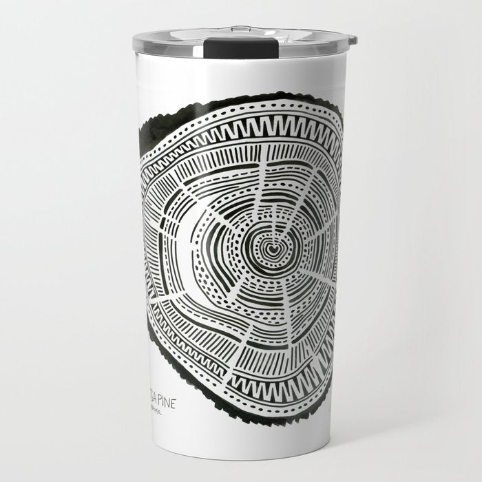 Ponderosa Pine - Black Travel Mug Gallery Image 1