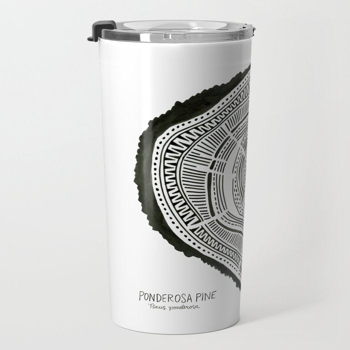 Ponderosa Pine - Black Travel Mug Gallery Image 3