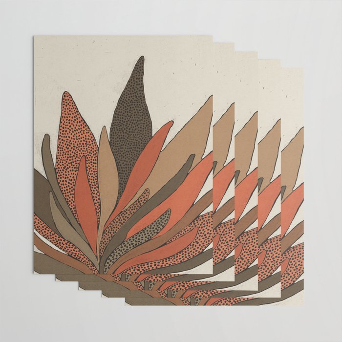 Patterned Plant Wrapping Paper Gallery Image 3