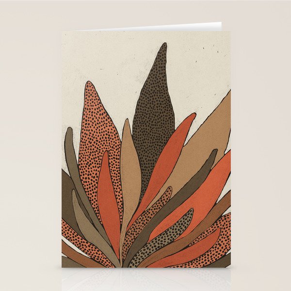 Patterned Plant Stationery Card Gallery Image 2