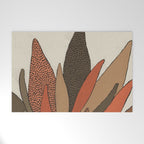 Patterned Plant Welcome Mat Gallery Image 1