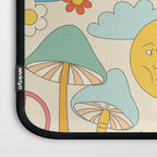 retro fantasy , boho mushroom rainbow trip Laptop Sleeve Gallery Image 3