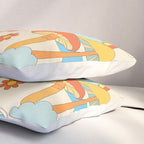 retro fantasy , boho mushroom rainbow trip Pillow Sham Gallery Image 3