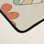 retro fantasy , boho mushroom rainbow trip Desk Mat Gallery Image 4