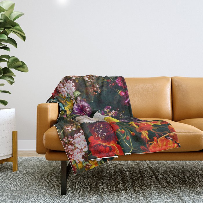 Secret Garden VII Throw Blanket Gallery Image 1