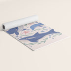 Ocean Whimsy: Charming Underwater Creatures Yoga Mat Gallery Image 2