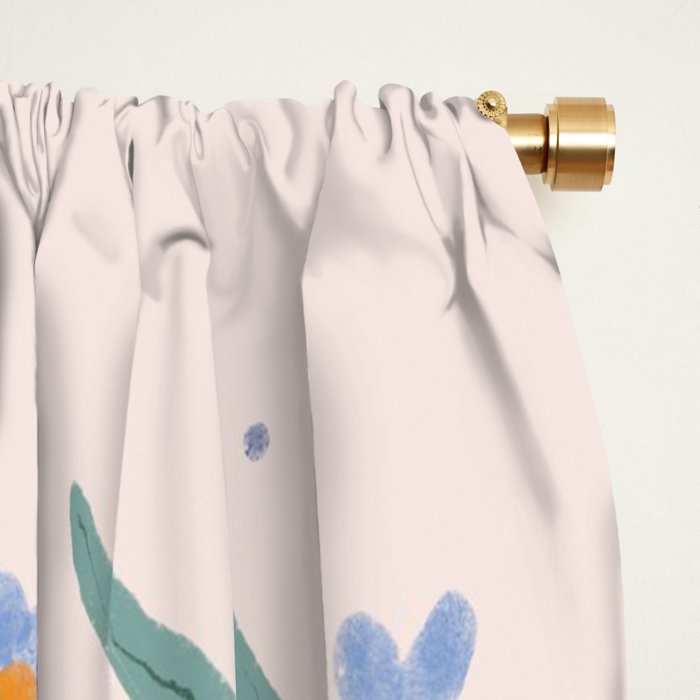 Ocean Whimsy: Charming Underwater Creatures Window Curtain Gallery Image 2