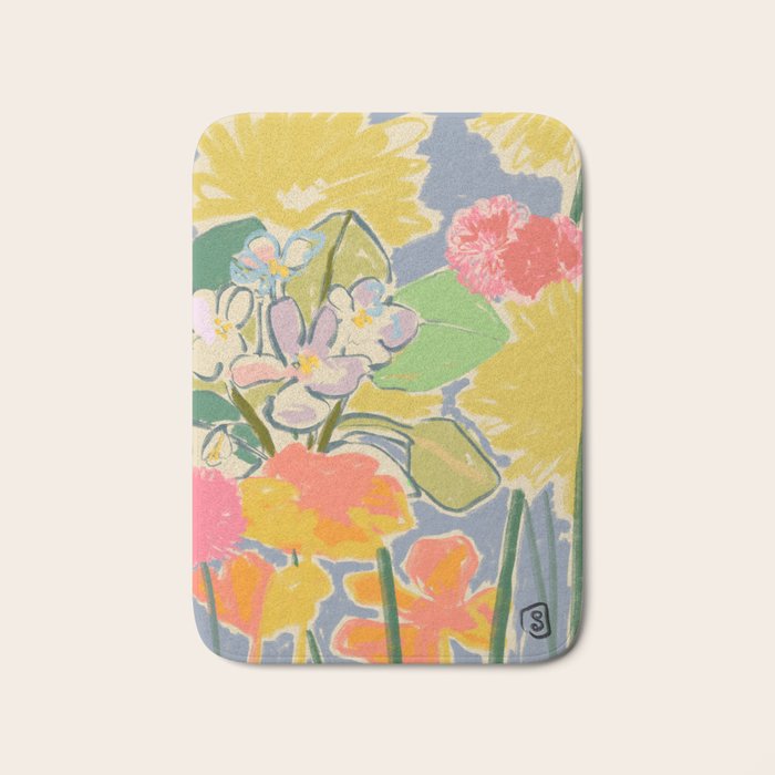 MORNING GARDEN Bath Mat Gallery Image 1