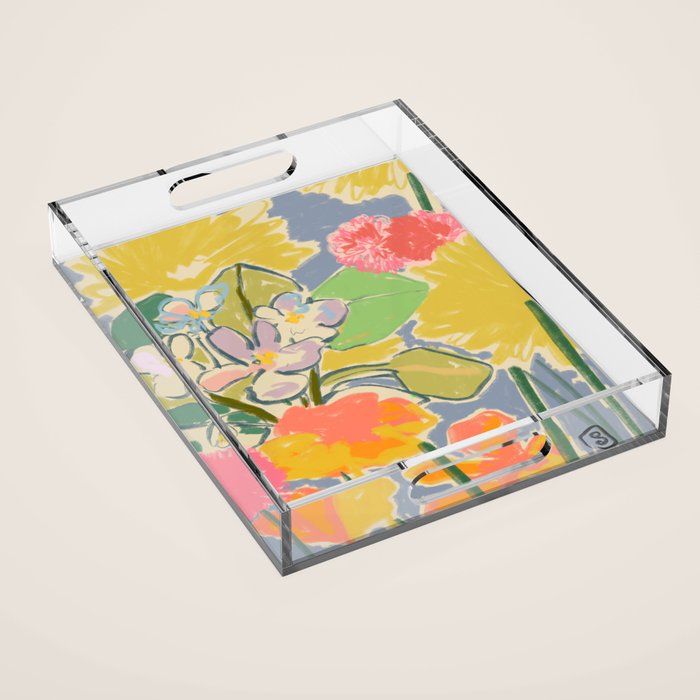 MORNING GARDEN Acrylic Tray Gallery Image 1