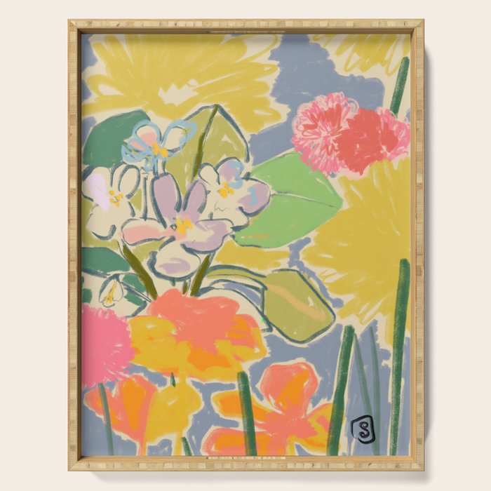 MORNING GARDEN Serving Tray Gallery Image 1