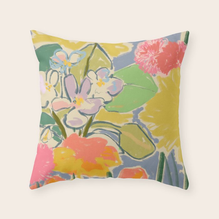 MORNING GARDEN Throw Pillow Gallery Image 6