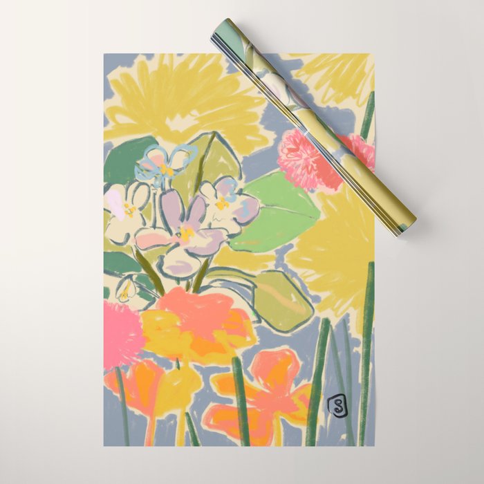 MORNING GARDEN Wrapping Paper Gallery Image 1
