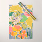 MORNING GARDEN Wrapping Paper Gallery Image 1