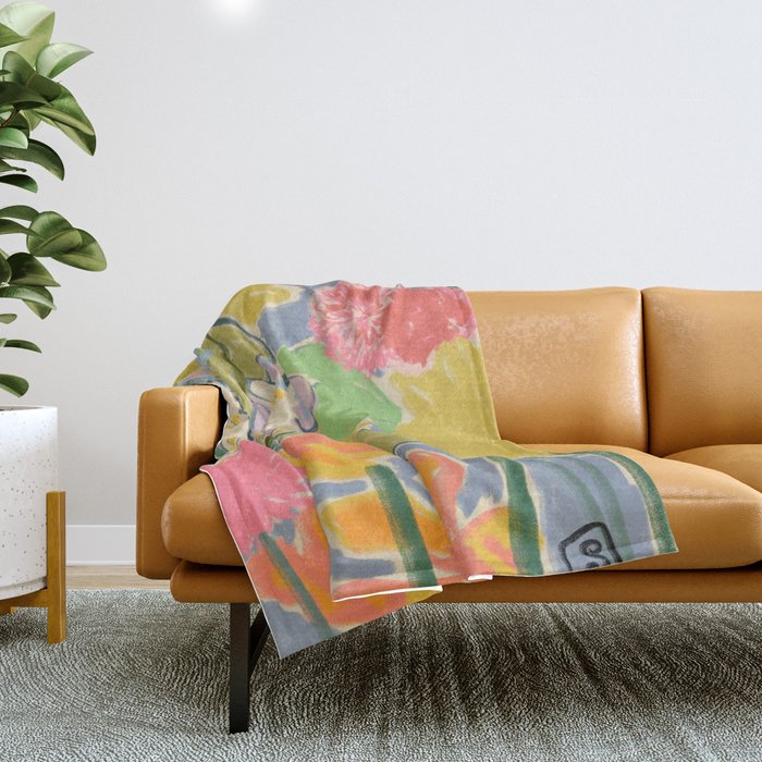 MORNING GARDEN Throw Blanket Gallery Image 1