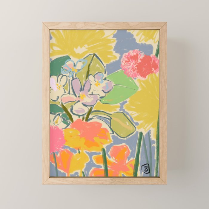MORNING GARDEN Mini Art Print Gallery Image 1