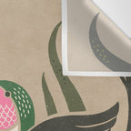 Hummingbird and Flowers Wall Tapestry Gallery Image 3