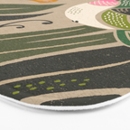Hummingbird and Flowers Bath Mat Gallery Image 3