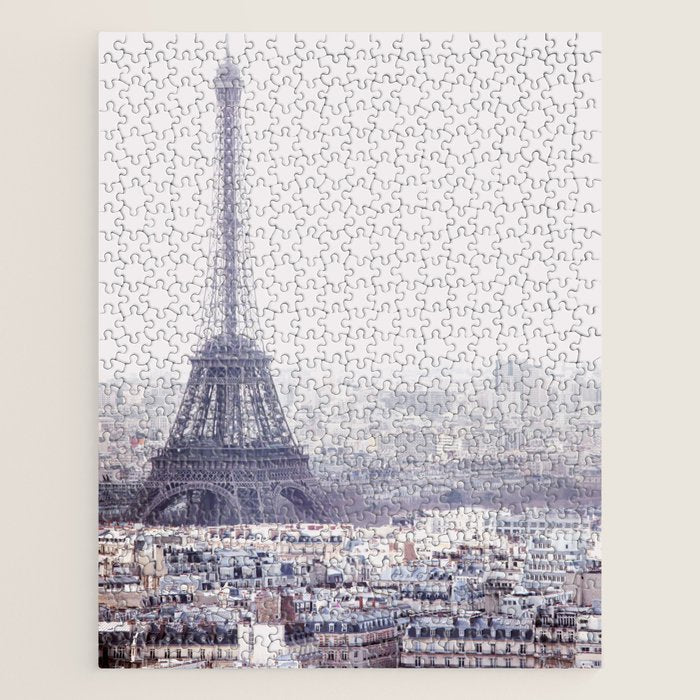 Paris Skyline with Eiffel Tower Jigsaw Puzzle