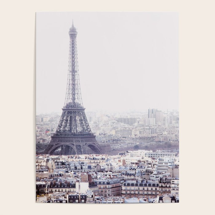 Paris Skyline with Eiffel Tower Poster Gallery Image 1