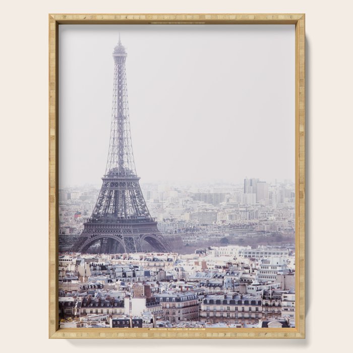 Paris Skyline with Eiffel Tower Serving Tray Gallery Image 1
