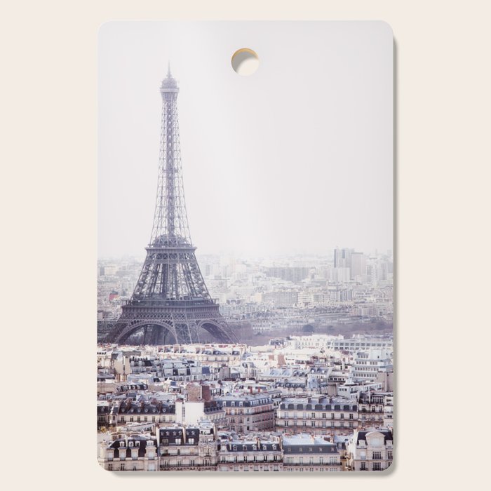 Paris Skyline with Eiffel Tower Cutting Board Gallery Image 1