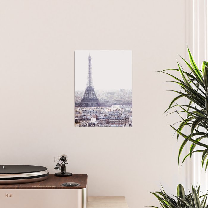 Paris Skyline with Eiffel Tower Poster Gallery Image 2